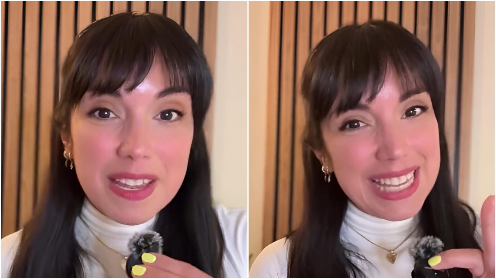 Montaje de un vídeo de Caro Silva (@felizsinazucar) en TikTok.