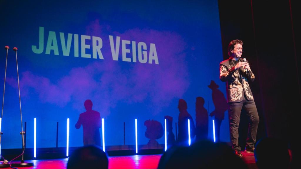 Javier Veiga en la gala Fantastic Colofón del EMHU 2024.