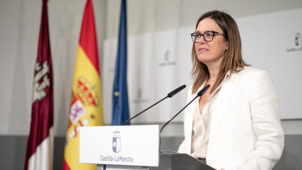 Esther Padilla, consejera portavoz del Gobierno de Castilla-La Mancha. Foto: JCCM.