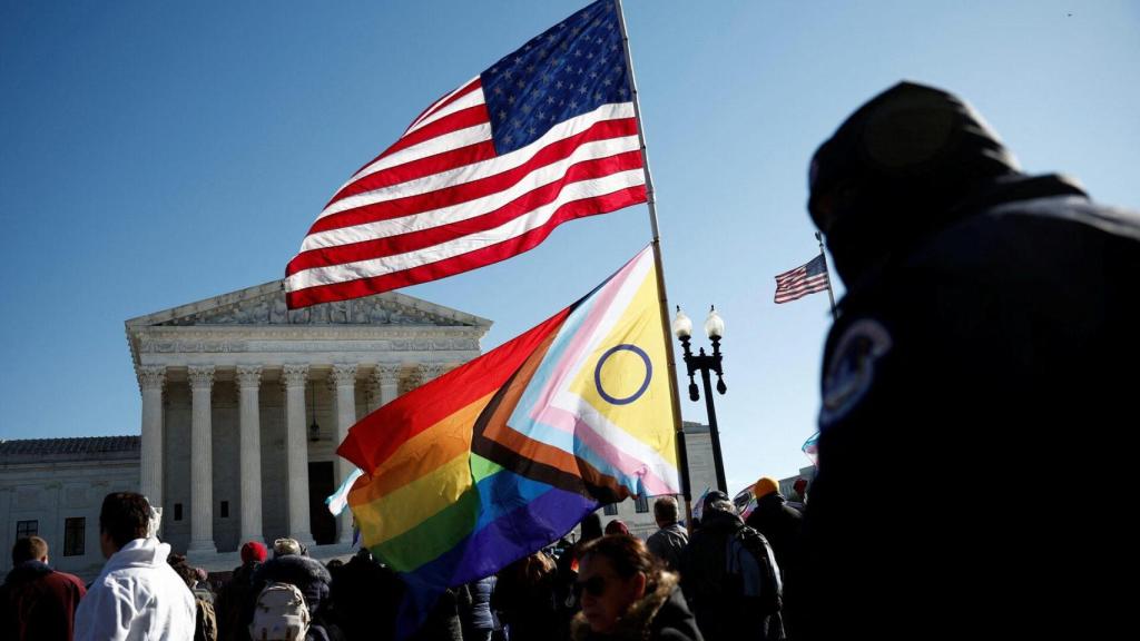 Manifestación de colectivos transgénero.