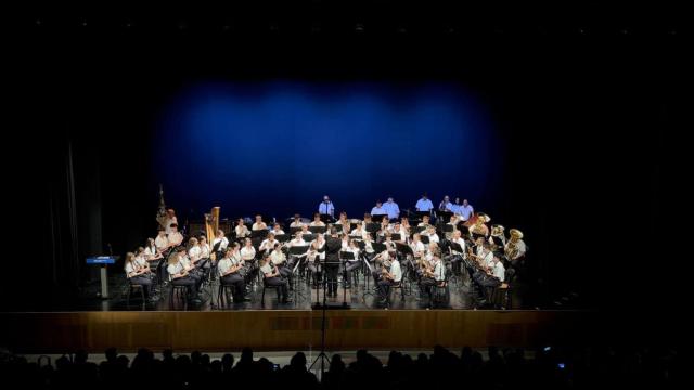 La Banda Municipal de Alhaurín de la Torre en un concierto.