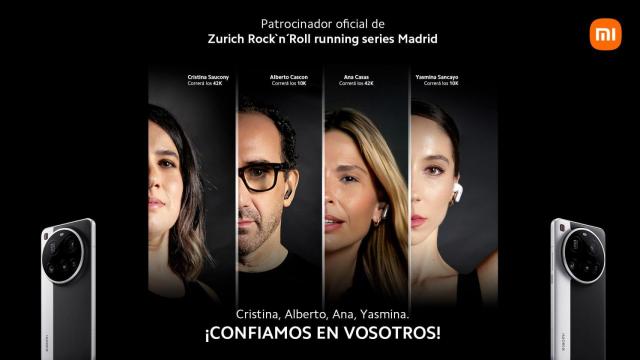 Xiaomi 15 Ultra y participantes de la carrera Zurich Rock 'n' Roll Running Series Madrid