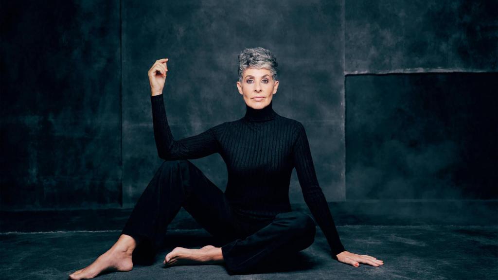 La actriz, durante una sesión de fotos.