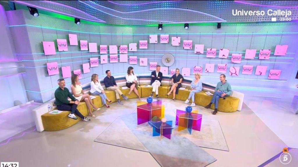 Colaboradores durante el programa de hoy.