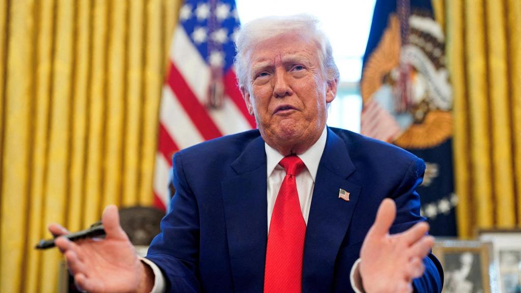 El presidente de EEUU, Donald Trump, en el Despacho Oval de la Casa Blanca.