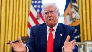 El presidente de EEUU, Donald Trump, en el Despacho Oval de la Casa Blanca.