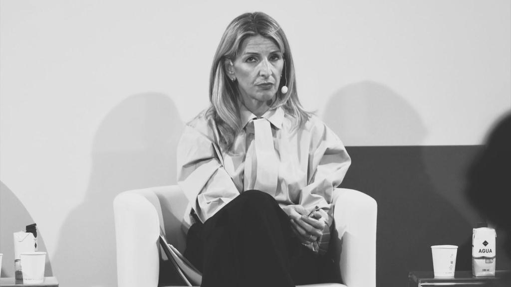 Yolanda Díaz, este lunes.