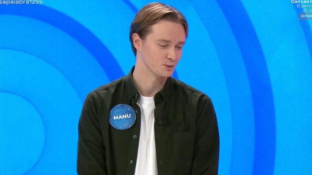 Manu Pascual, en ‘Pasapalabra’.