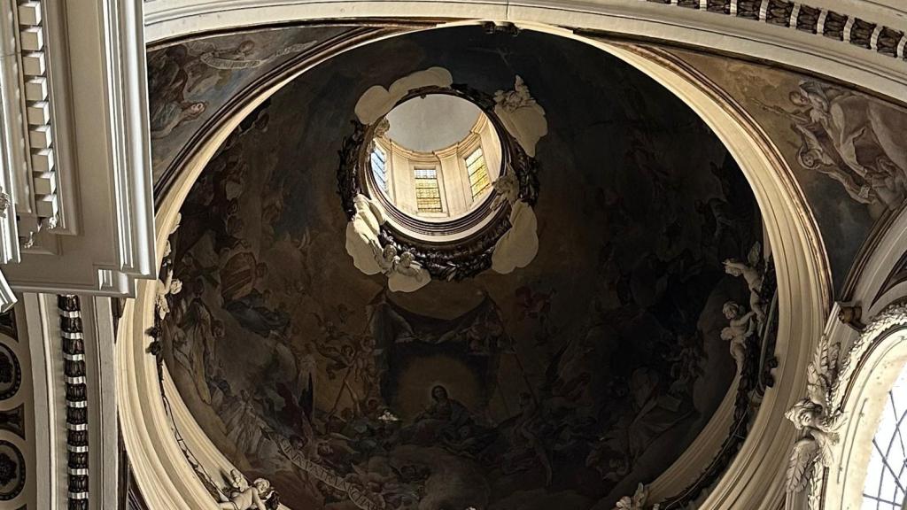 Estado actual de la cúpula dañada.