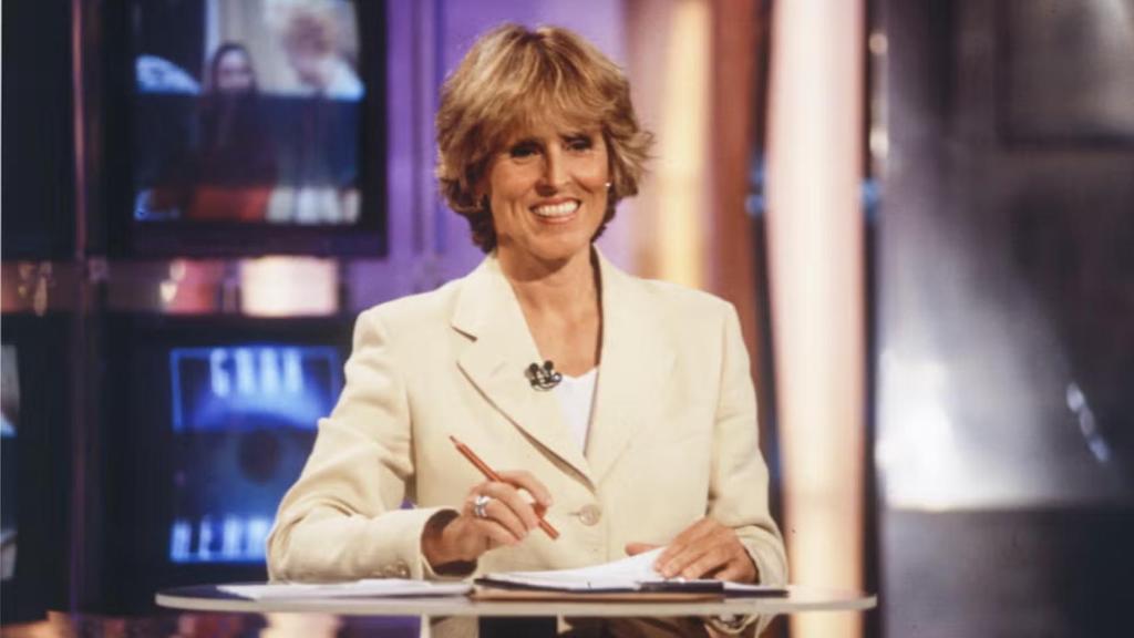 Mercedes Milá en el plató de 'Gran Hermano'.