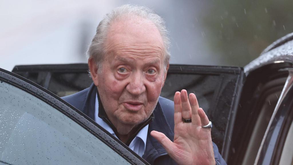 El rey Juan Carlos en Sanxenxo el pasado mes de octubre.