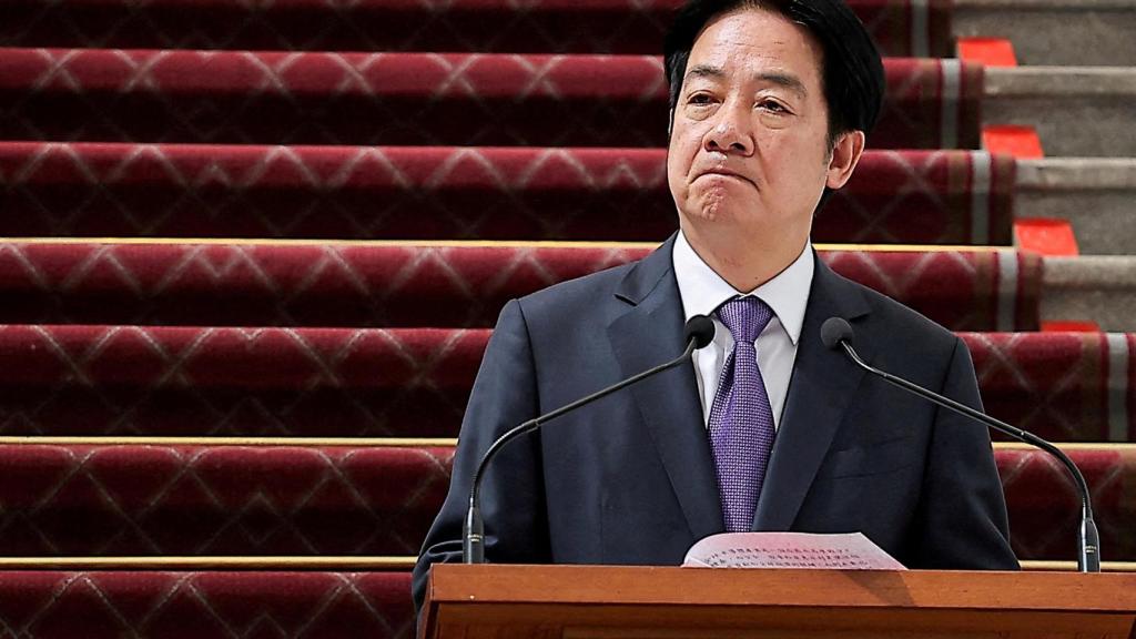 El presidente de Taiwán, Lai Ching-te, ofrece una rueda de prensa en Taipéi, Taiwán, el 14 de febrero de 2025.