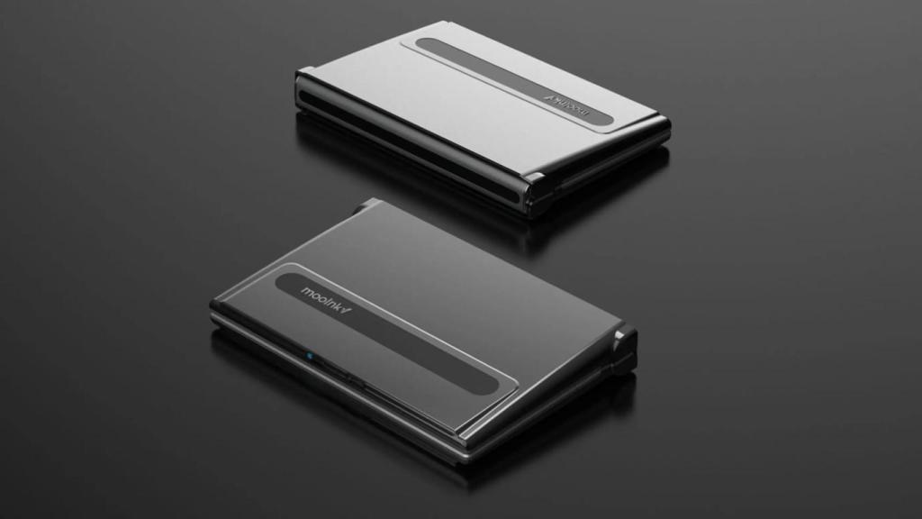 El mooInk V deja un pequeño hueco en las bisagras cuando está cerrado