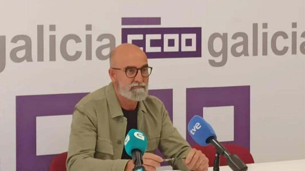 El secretario de Saúde Laboral de CCOO de Galicia, Armando Iglesias, en una imagen de archivo.