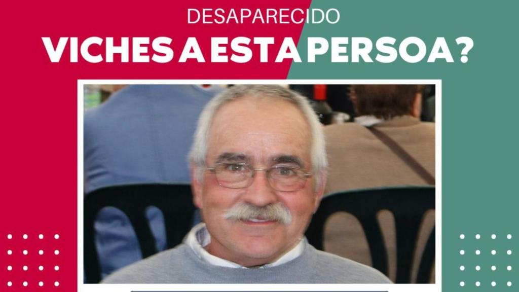 Buscan a José Antonio Carro Lata, vecino de Frades desaparecido desde este martes.