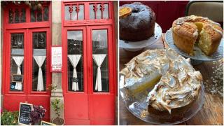 Cafetería Chusca, en Santiago.