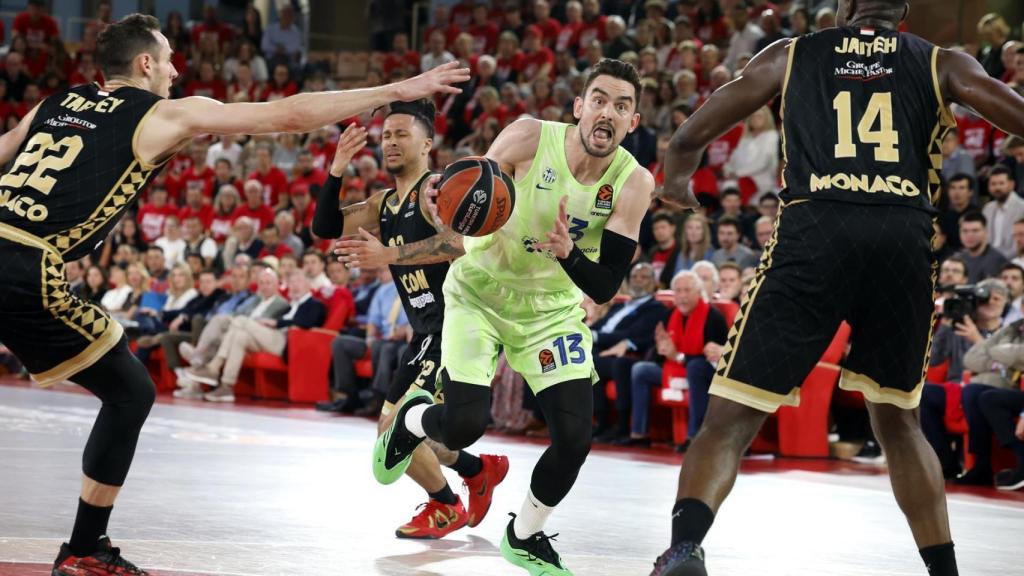 Satoransky, en el partido contra el Mónaco de los playoffs de la Euroliga