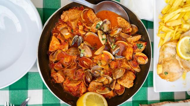 Plato hecho con pescado.