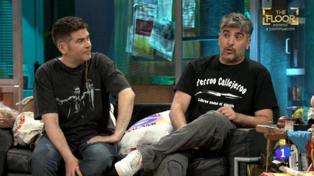 Estopa, en su visita a 'La Revuelta'.