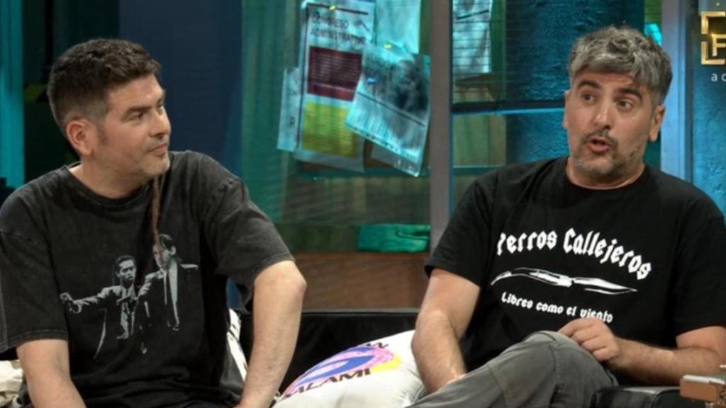 Estopa, en su visita a 'La Revuelta'.