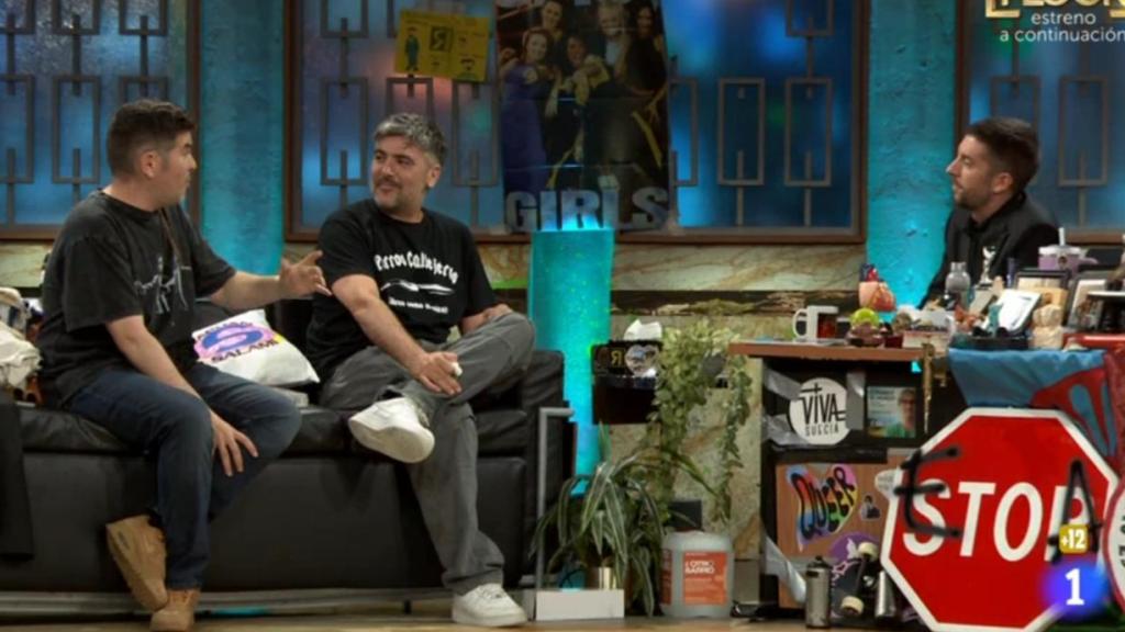 Estopa y David Broncano, en 'La Revuelta' de este miércoles.