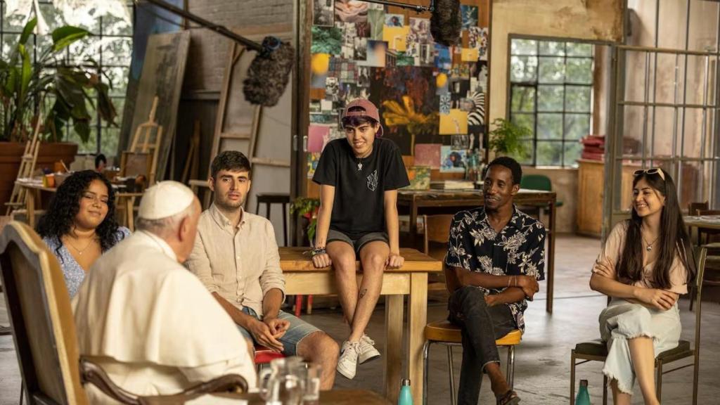 Fotograma del largometraje documental 'Amén, Francisco responde'.