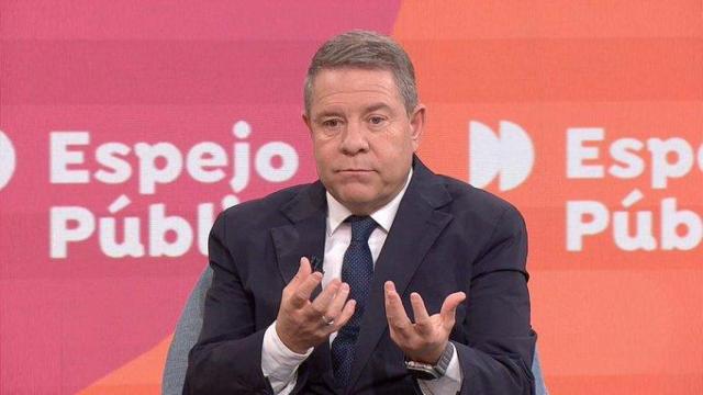 Emiliano García-Page durante su intervención en Espejo Público este jueves.