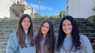 Ana Cives Trillo, Inés González Rodríguez y Paula Miragaya López