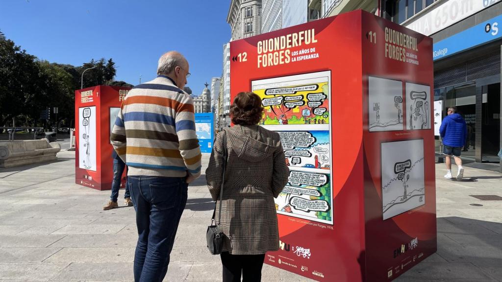 Exposición de 'Guonderful Forges. Los años de la esperanza' del EMHU 2025 en A Coruña.