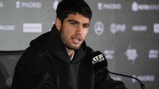 Carlos Alcaraz, en rueda de prensa