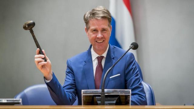 Martin Bosma, presidente del Parlamento neerlandés y diputado de la formación de extrema derecha Partido por la Libertad.