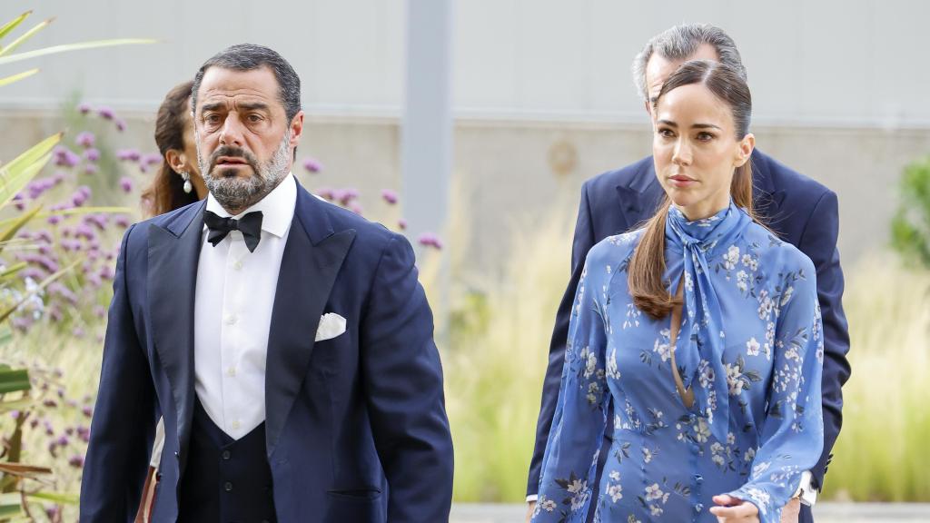 Vicente Dalmau, con Cristina Caballero, en un acto celebrado en Madrid en 2024.