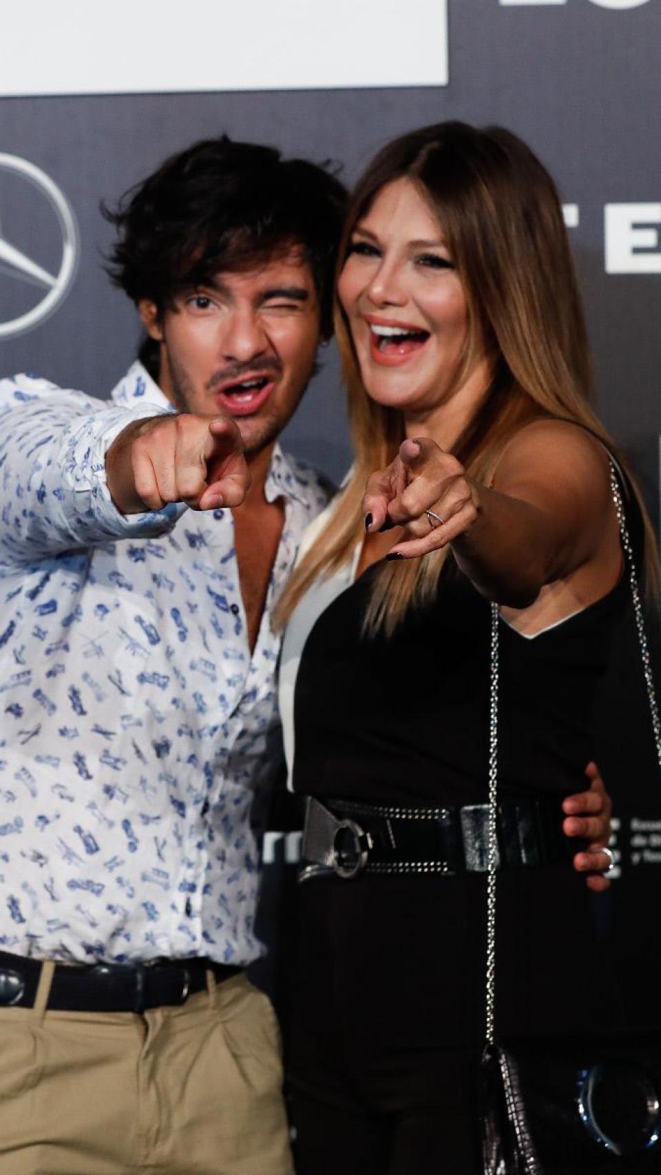 Ivonne junto a Álex, en un evento de Hannibal Laguna, en 2021.