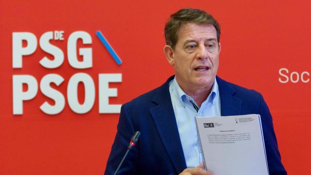 El secretario xeral del PSdeG, José Ramón Gómez Besteiro.