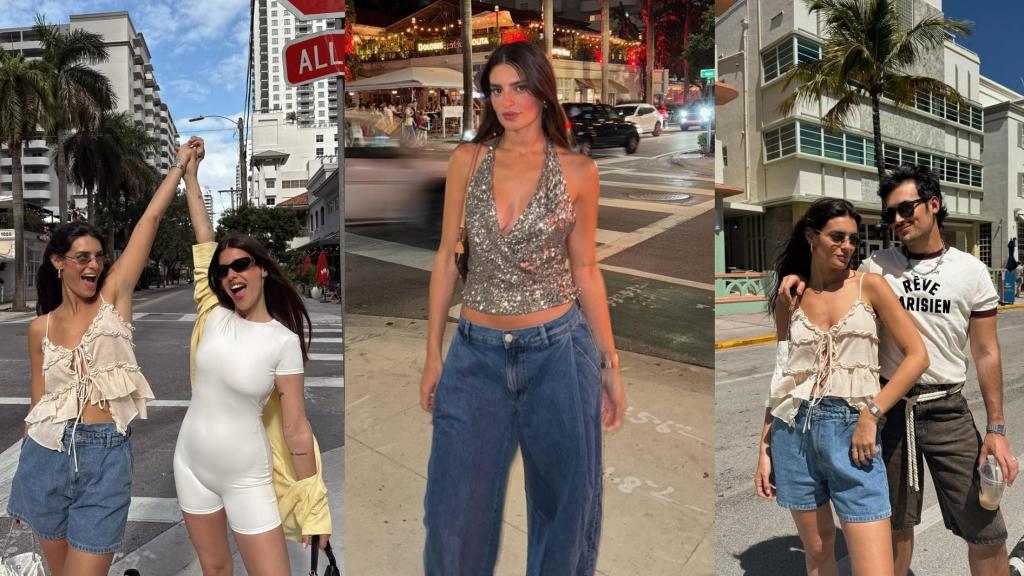 Susana Molina junto a Dulceida y José Obando en Miami.