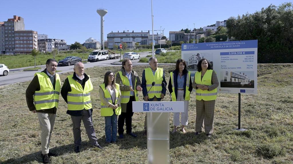 La Xunta inicia la construcción de un edificio de 14 viviendas en el barrio de Xuxán en A Coruña