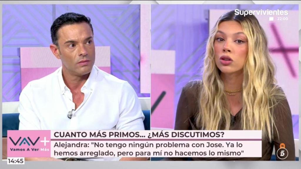Antonio Rossi y Alejandra Rubio, en 'Vamos a ver'