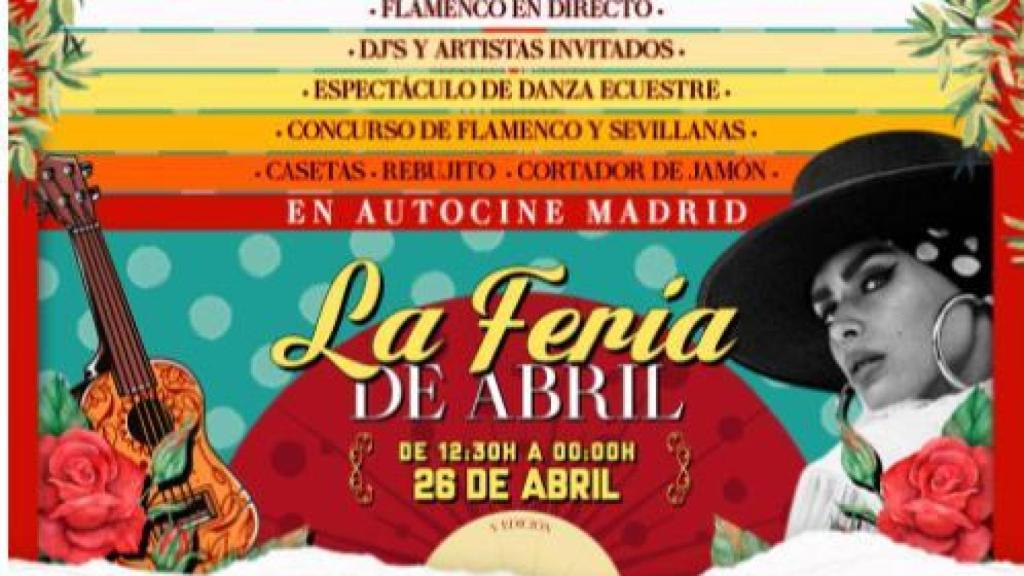 Parte del cartel de la Feria de Abril
