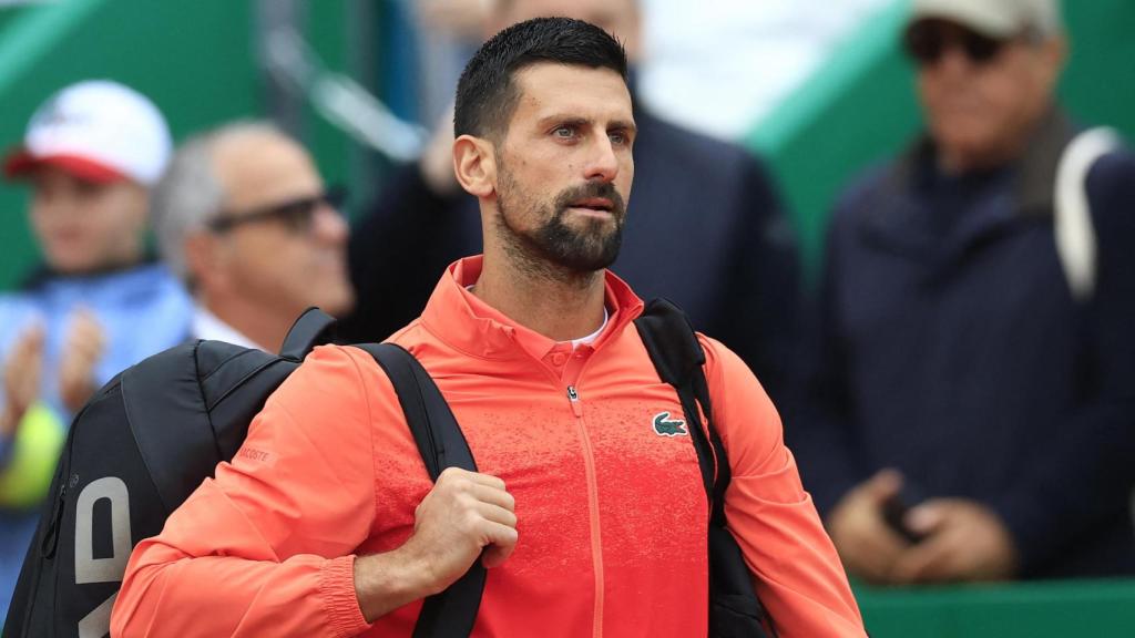 Novak Djokovic en el Masters 1000 de Montecarlo.