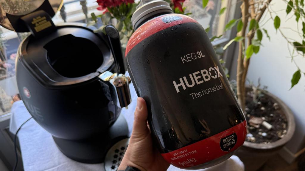Así es el barril KEG del Huebox