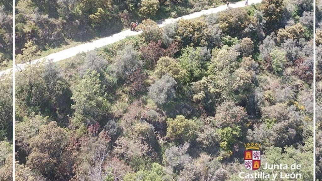 Imagen del rescate en el Pozo de los Humos