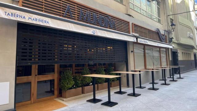 A Mundiña en la calle de la Estrella de A Coruña