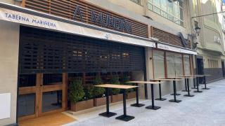 A Mundiña en la calle de la Estrella de A Coruña