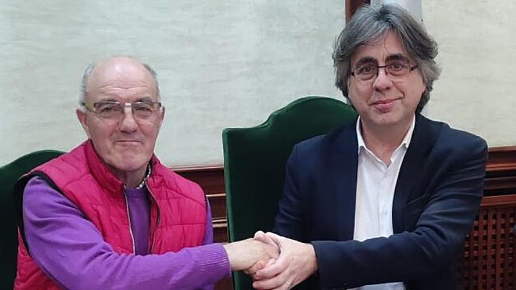 Alejandro Romero a la izquierda y Luis Francisco Martín a la derecha