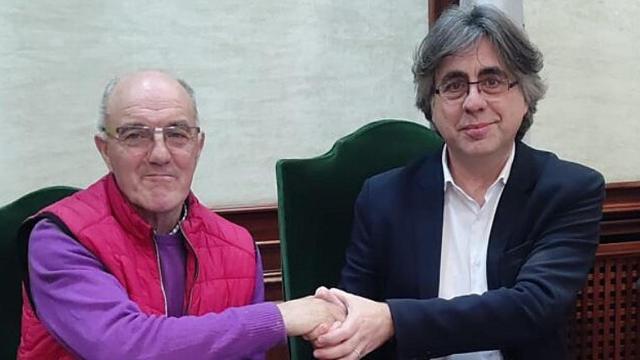 Alejandro Romero a la izquierda y Luis Francisco Martín a la derecha