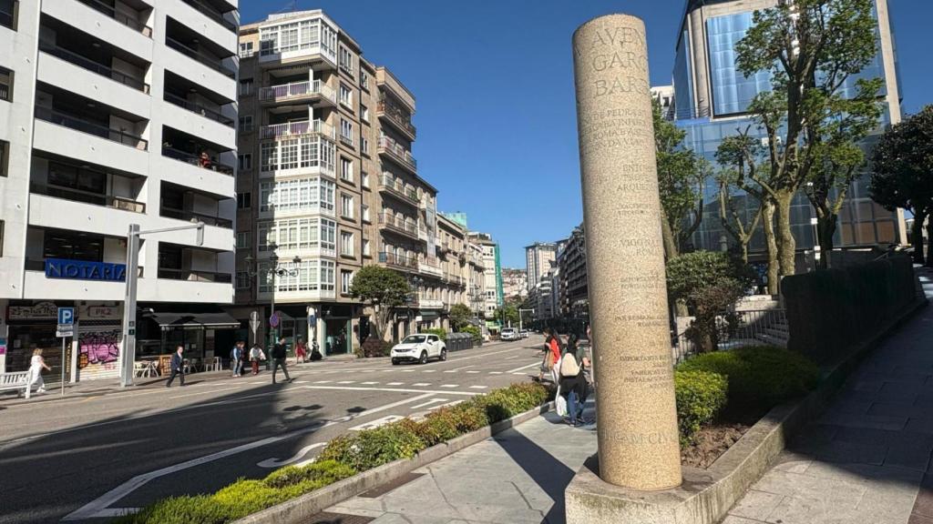 El Miliario, en García Barbón con Alfonso XIII.