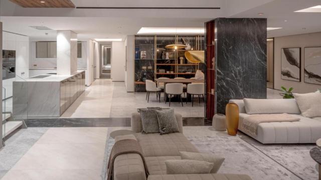 Imágenes de los áticos de superlujo de Sierra Blanca Estates en Málaga.