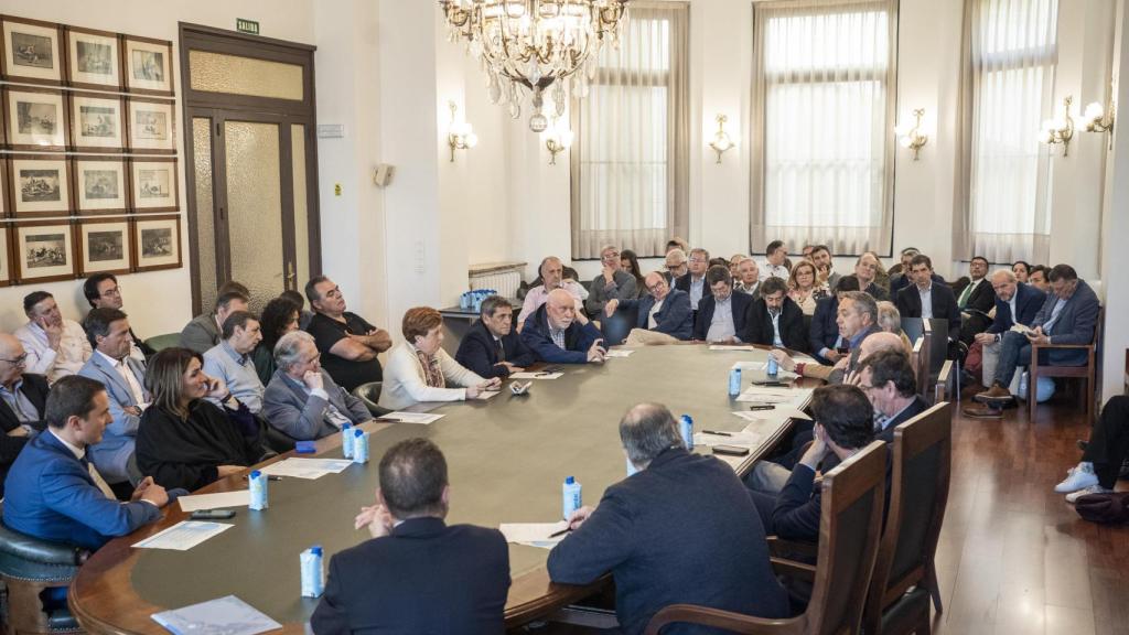 Reunión de presentación de La Plaza del Círculo, este jueves en el Círculo de Bellas Artes.