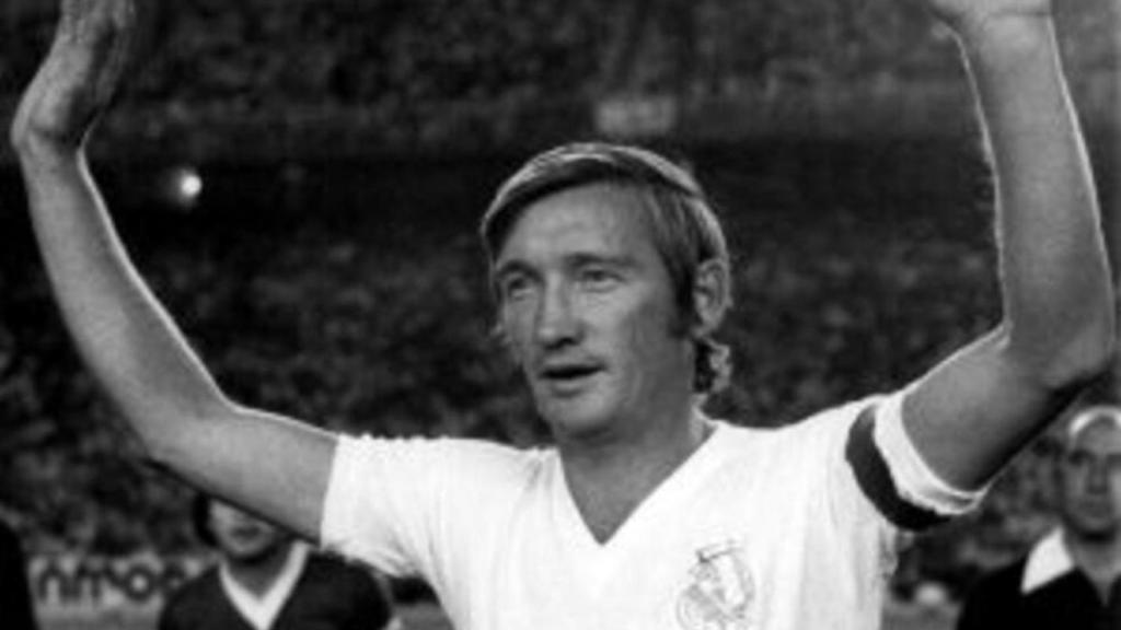 Zoco, en la final de la Copa del Rey 1974