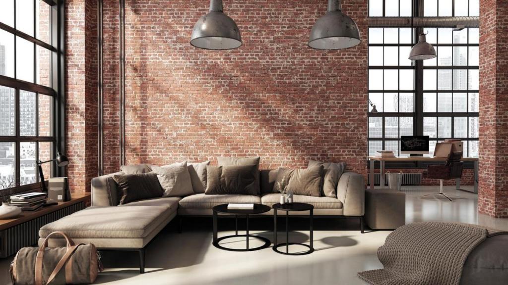 Las paredes con textura notable transmiten miedo al vacío.